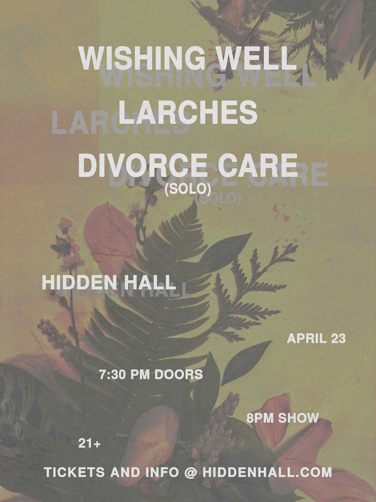 WISHING WELL w/ Larches, Divorce Care (solo)