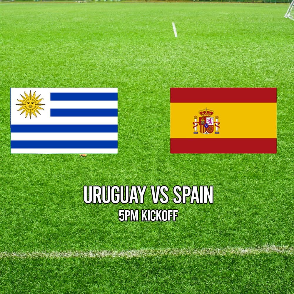 WORLD SOCCER WATCH PARTY: URUGUAY VS SPAIN